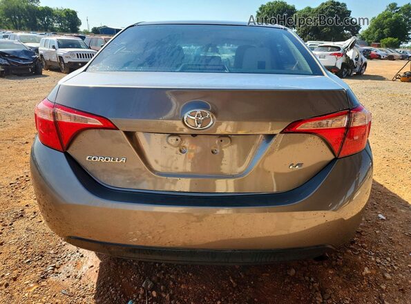 2T1BURHE2JC000655 2018 TOYOTA COROLLA Серый Вид сзади