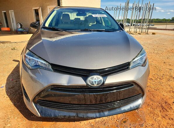 2T1BURHE2JC000655 2018 TOYOTA COROLLA Серый Вид спереди