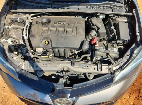 2T1BURHE2JC000655 2018 TOYOTA COROLLA Серый Вид задней части салона
