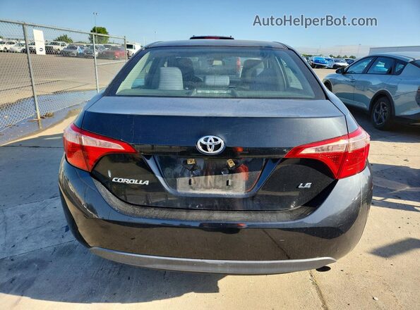 2T1BURHE2JC004687 2018 TOYOTA COROLLA Black Rear view