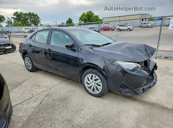 2T1BURHE2JC004687 2018 TOYOTA COROLLA Black Front right