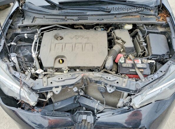 2T1BURHE2JC004687 2018 TOYOTA COROLLA Black Rear interior view