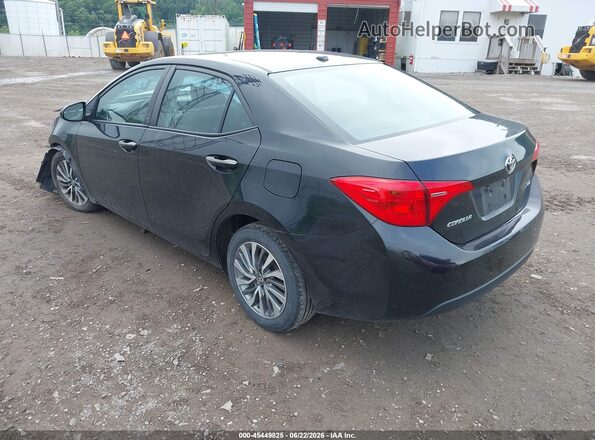 2T1BURHE2JC017181 2018 TOYOTA COROLLA Black Rear left
