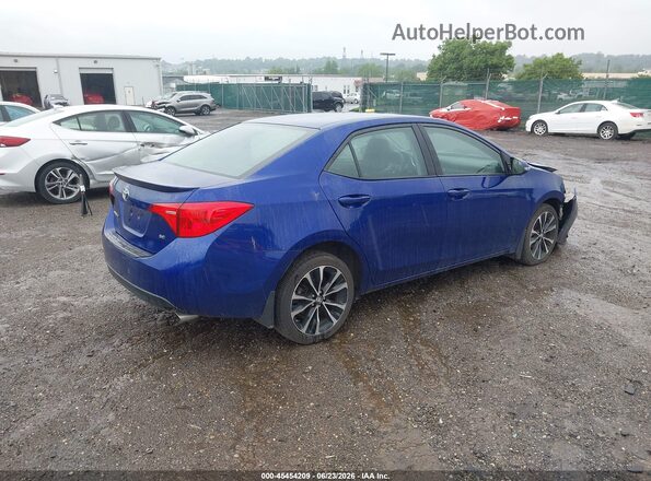 2T1BURHE2JC039259 2018 TOYOTA COROLLA Blue Rear right