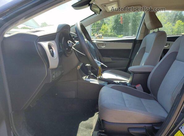 2T1BURHE2JC107642 2018 TOYOTA COROLLA Blue Front interior view