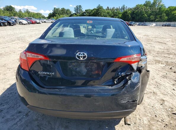 2T1BURHE2JC107642 2018 TOYOTA COROLLA Blue Rear view
