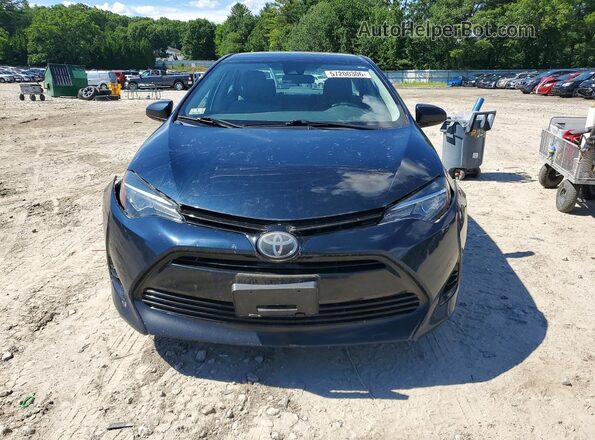 2T1BURHE2JC107642 2018 TOYOTA COROLLA Blue Front view