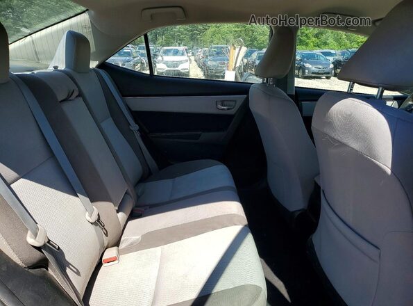2T1BURHE2JC107642 2018 TOYOTA COROLLA Blue Rear seats view