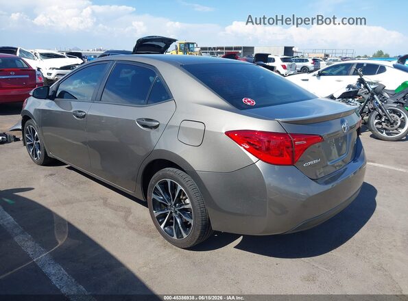 2T1BURHE2JC118981 2018 TOYOTA COROLLA Gray Rear left