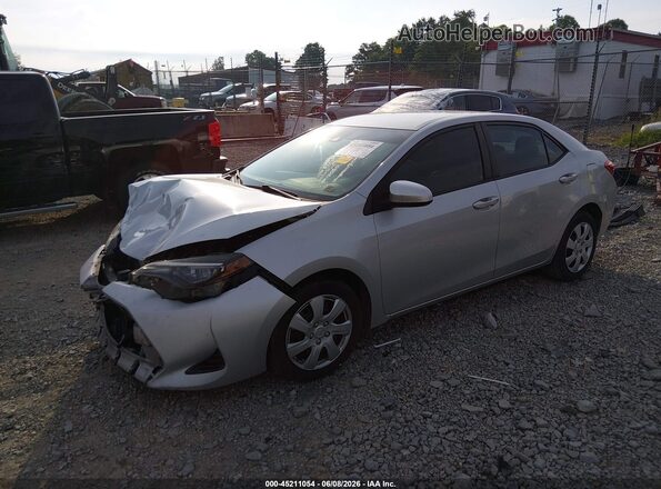 2T1BURHE2JC964897 2018 TOYOTA COROLLA Silver Front left