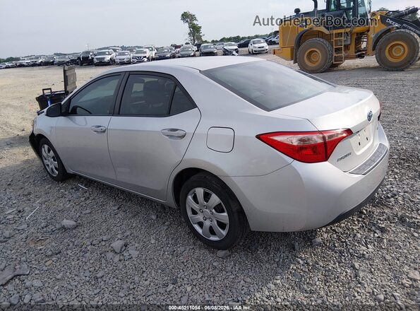 2T1BURHE2JC964897 2018 TOYOTA COROLLA Silver Rear left