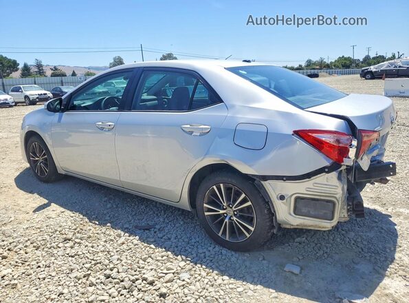 2T1BURHE2JC977066 2018 TOYOTA COROLLA Серебряный Задняя левая четверть