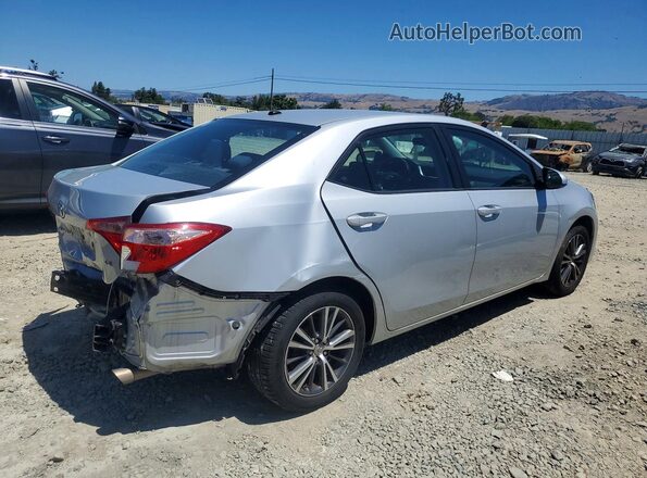 2T1BURHE2JC977066 2018 TOYOTA COROLLA Серебряный Задняя правая четверть