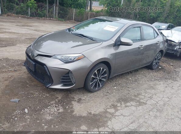 2T1BURHE2KC171116 2019 TOYOTA COROLLA Brown Առջևի ձախ երեք քառորդ տեսարան