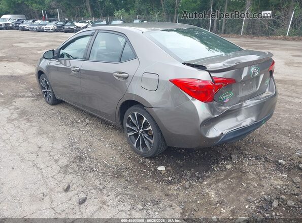 2T1BURHE2KC171116 2019 TOYOTA COROLLA Brown Հետևի ձախ