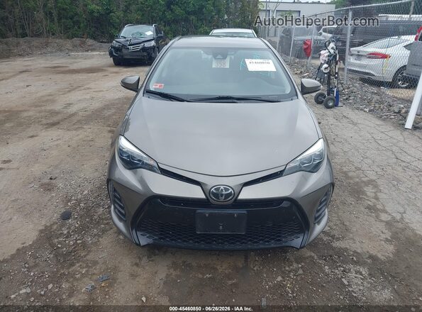 2T1BURHE2KC171116 2019 TOYOTA COROLLA Brown Սարքավորումների վահանակի տեսք
