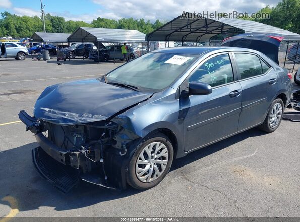 2T1BURHE2KC244677 2019 TOYOTA COROLLA Gray Przód lewy