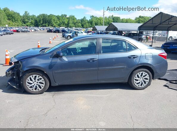2T1BURHE2KC244677 2019 TOYOTA COROLLA Gray 