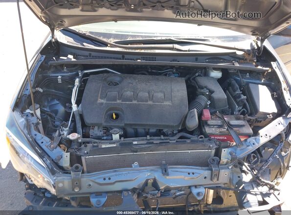 2T1BURHE2KC244677 2019 TOYOTA COROLLA Gray Widok z tyłu