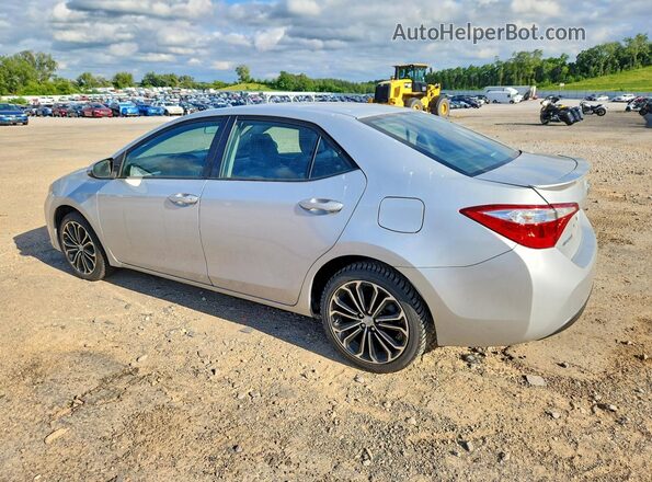 2T1BURHE3GC494761 2016 TOYOTA COROLLA Silver Rear left