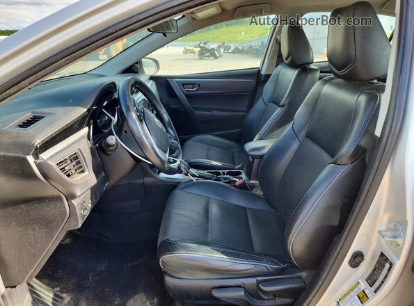 2T1BURHE3GC494761 2016 TOYOTA COROLLA Silver Front interior view