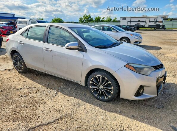 2T1BURHE3GC494761 2016 TOYOTA COROLLA Silver Front right