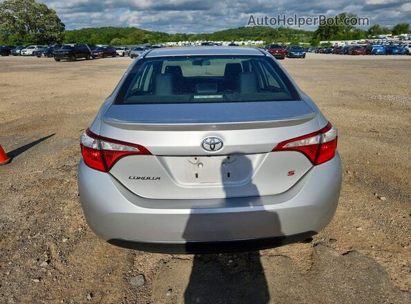2T1BURHE3GC494761 2016 TOYOTA COROLLA Silver Rear view