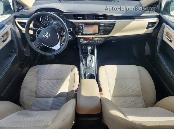 2T1BURHE3GC500137 2016 TOYOTA COROLLA Белый Вид панели приборов