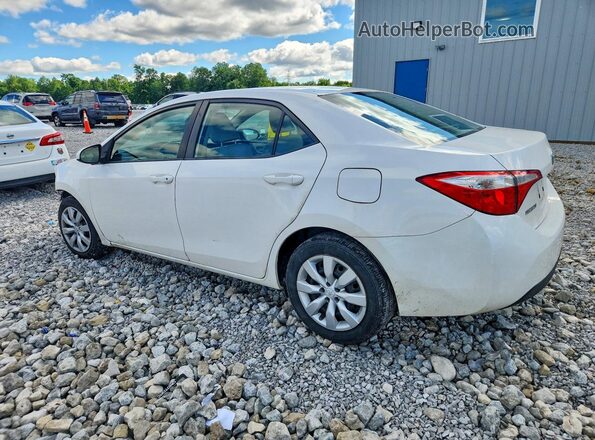 2T1BURHE3GC500137 2016 TOYOTA COROLLA Белый Задняя левая четверть