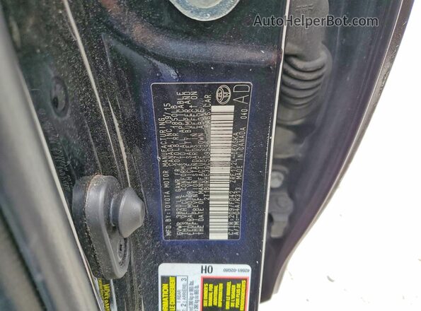 2T1BURHE3GC509596 2016 TOYOTA COROLLA Black 