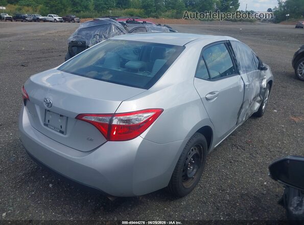 2T1BURHE3GC568552 2016 TOYOTA COROLLA Silver Tył prawy