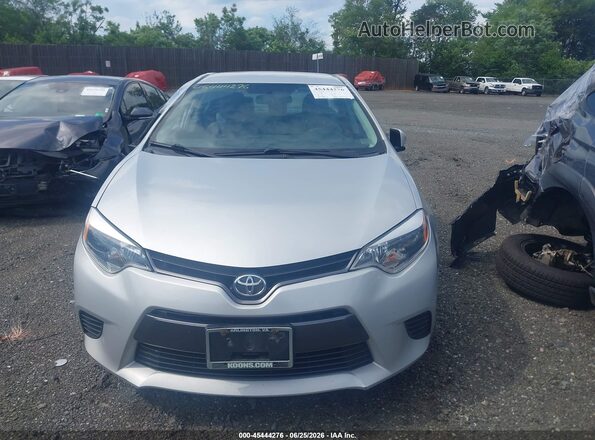 2T1BURHE3GC568552 2016 TOYOTA COROLLA Silver Widok zestawu wskaźników