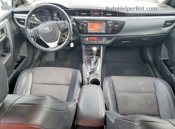 2T1BURHE3GC569300 2016 TOYOTA COROLLA Синий Вид панели приборов