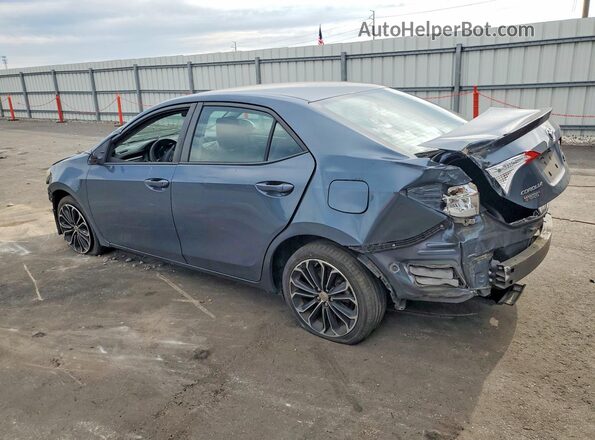 2T1BURHE3GC569300 2016 TOYOTA COROLLA Синий Задняя левая четверть