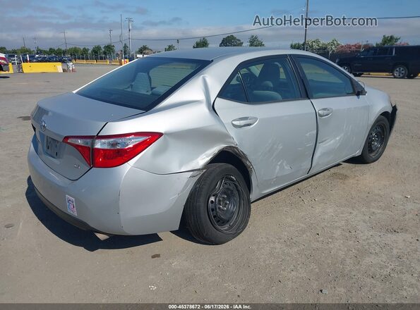 2T1BURHE3GC571323 2016 TOYOTA COROLLA Silver Հետևի աջ