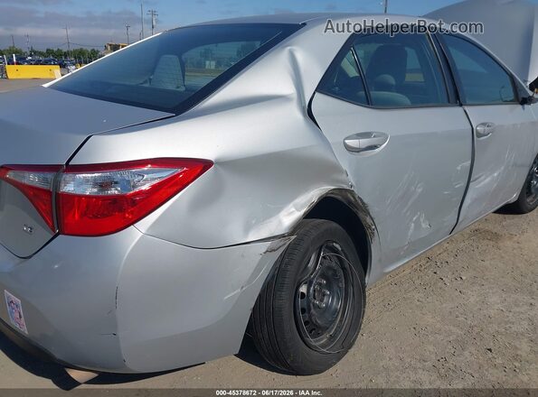 2T1BURHE3GC571323 2016 TOYOTA COROLLA Silver Սարքավորումների վահանակի տեսք