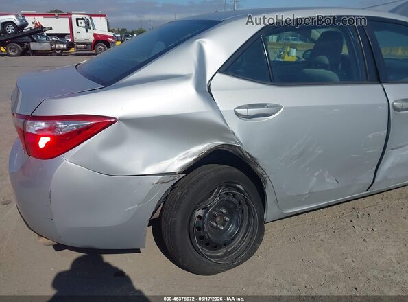 2T1BURHE3GC571323 2016 TOYOTA COROLLA Silver Դիմացի տեսք