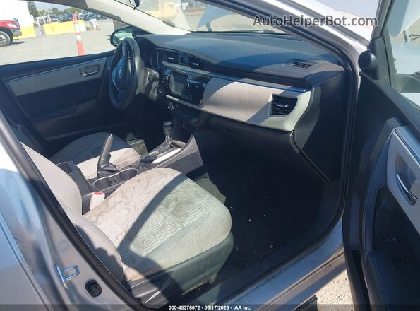2T1BURHE3GC571323 2016 TOYOTA COROLLA Silver Սալոնի դիմացի տեսք