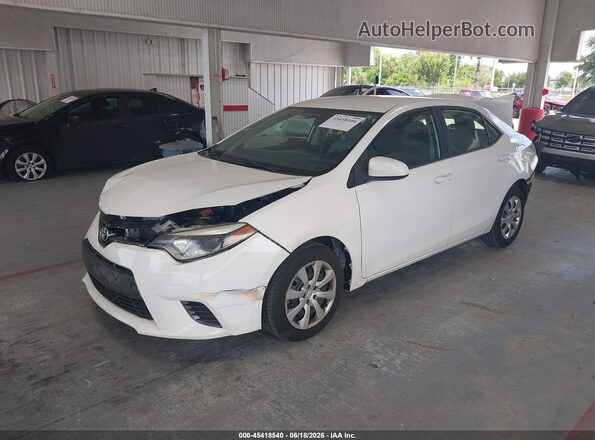 2T1BURHE3GC605969 2016 TOYOTA COROLLA White წინა მარცხენა ხედი სამი მეოთხედიდან