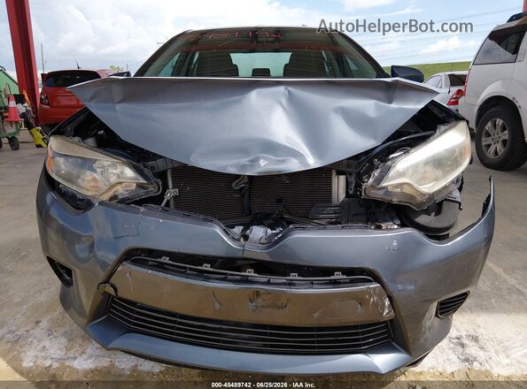 2T1BURHE3GC634145 2016 TOYOTA COROLLA Gray Front view