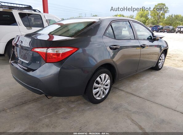 2T1BURHE3GC634145 2016 TOYOTA COROLLA Gray Rear right