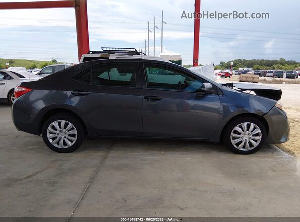 2T1BURHE3GC634145 2016 TOYOTA COROLLA Gray Rear interior view