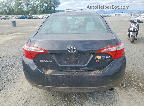 2T1BURHE3GC663175 2016 TOYOTA COROLLA Black Vista trasera