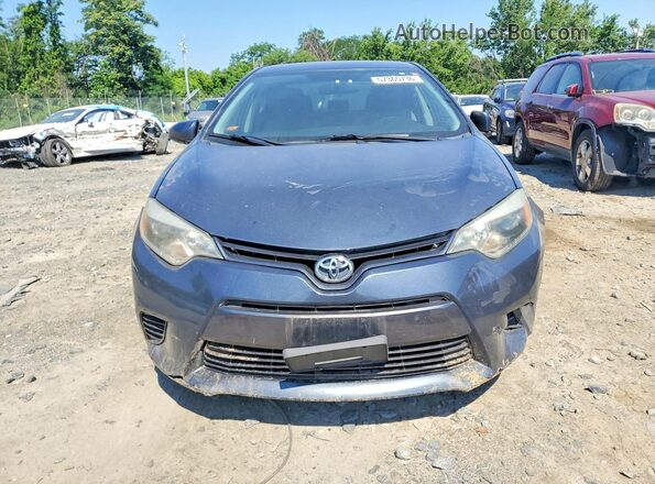 2T1BURHE3GC685757 2016 TOYOTA COROLLA Blue Widok z przodu