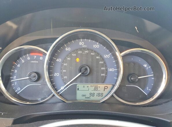 2T1BURHE3GC685757 2016 TOYOTA COROLLA Blue Widok zestawu wskaźników
