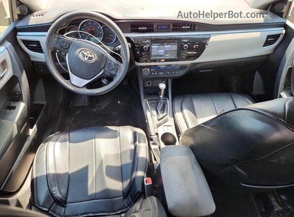 2T1BURHE3GC701102 2016 TOYOTA COROLLA Black Dashboard view