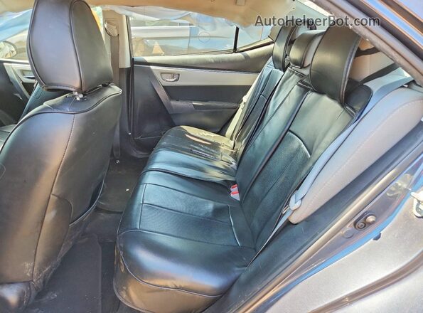 2T1BURHE3GC701102 2016 TOYOTA COROLLA Black Rear seats view