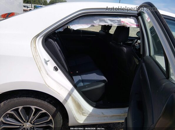 2T1BURHE3GC720359 2016 TOYOTA COROLLA White VIN კოდის სტიკერის ხედი