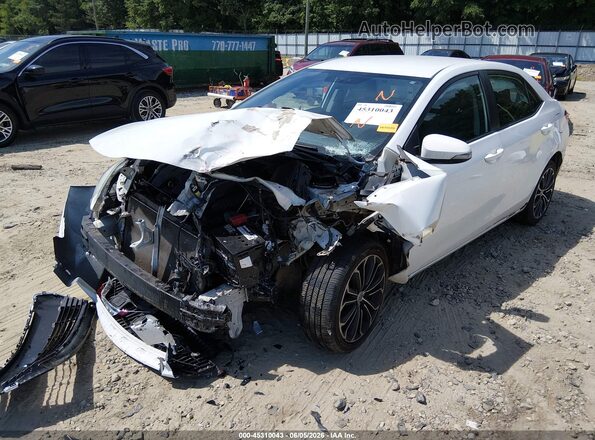 2T1BURHE3GC720359 2016 TOYOTA COROLLA White წინა ხედი