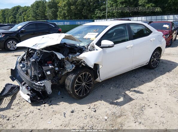 2T1BURHE3GC720359 2016 TOYOTA COROLLA White წინა მარცხენა ხედი სამი მეოთხედიდან